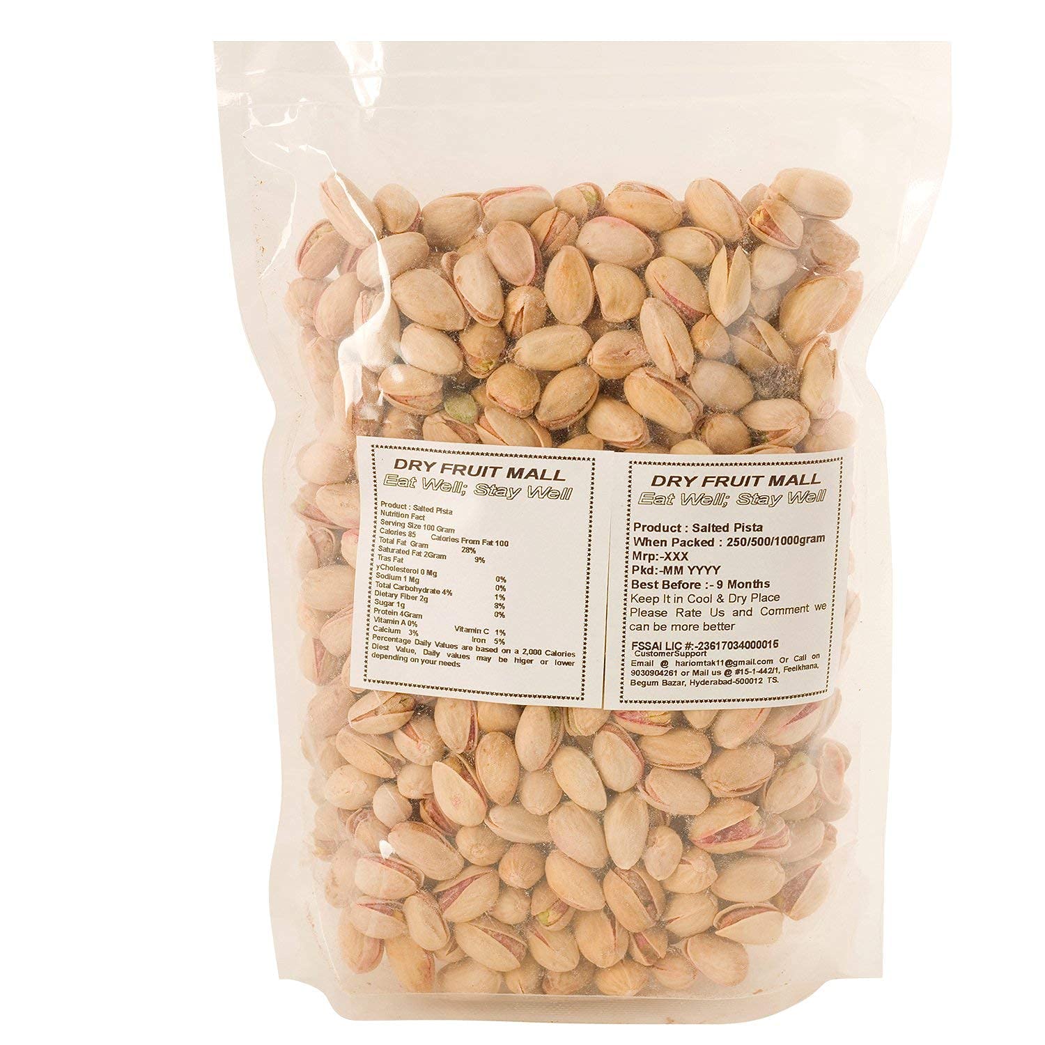 Sainik's Dry Fruit Mall Roasted & Salted Pistachios | salted pista | Pista Dry Fruits (400) 2