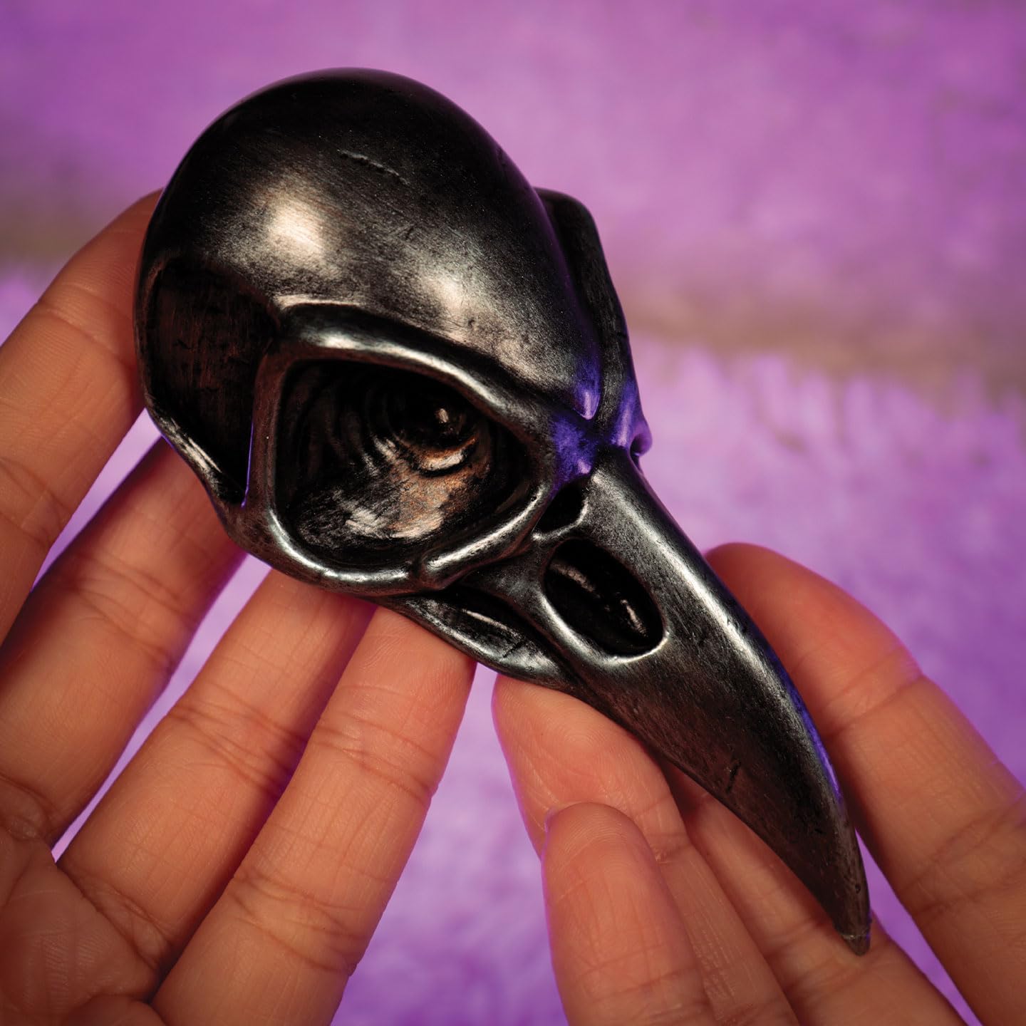 The Witcher 3 Crystal Skull Replica - Puntello in resina da collezione in scala - Merchandise ufficiale per fan e collezionisti fantasy