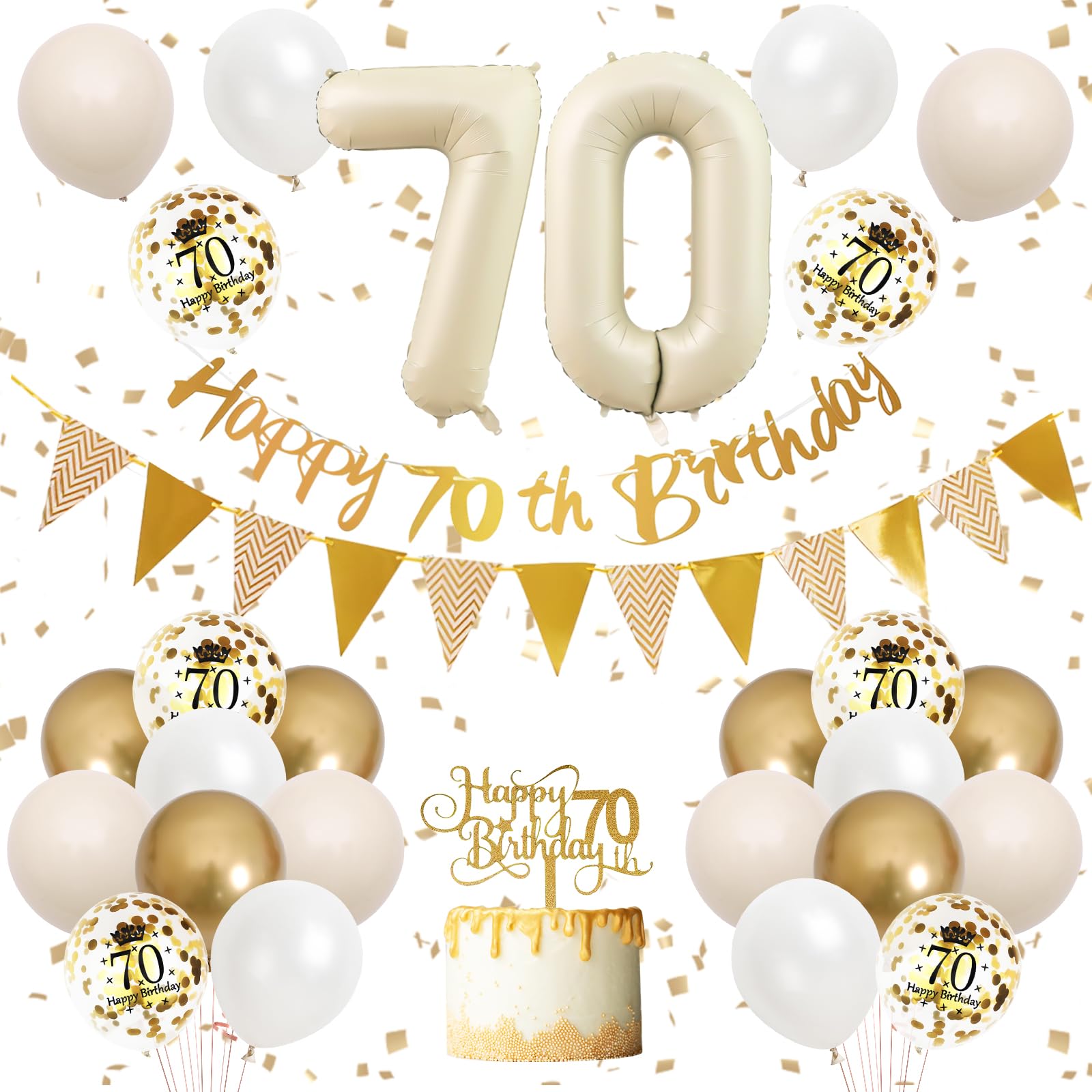 2 Sheets With 2 Tags 70th Birthday Celebration Hooray Day