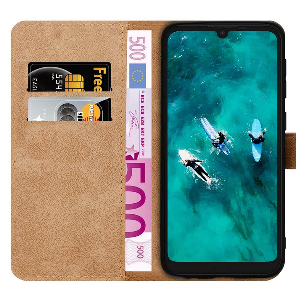 IPEAK Custodia In Pelle Per Motorola Moto E7i Power (6.7") - Portafoglio A Libro Con Chiusura Magnetica E Supporto - 4