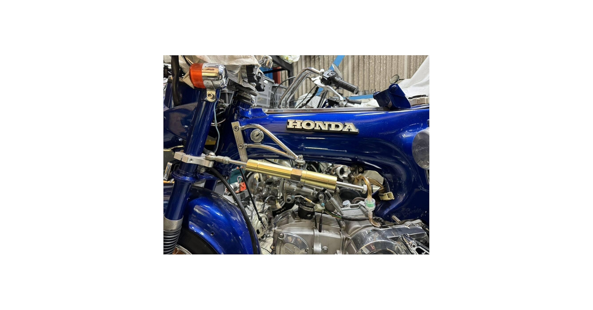 ホンダ ダックス DAX ステアリングダンパーステー モンキーゴリラシャリー Amazon.co.jp: ダックス ステアリングダンパー ステー