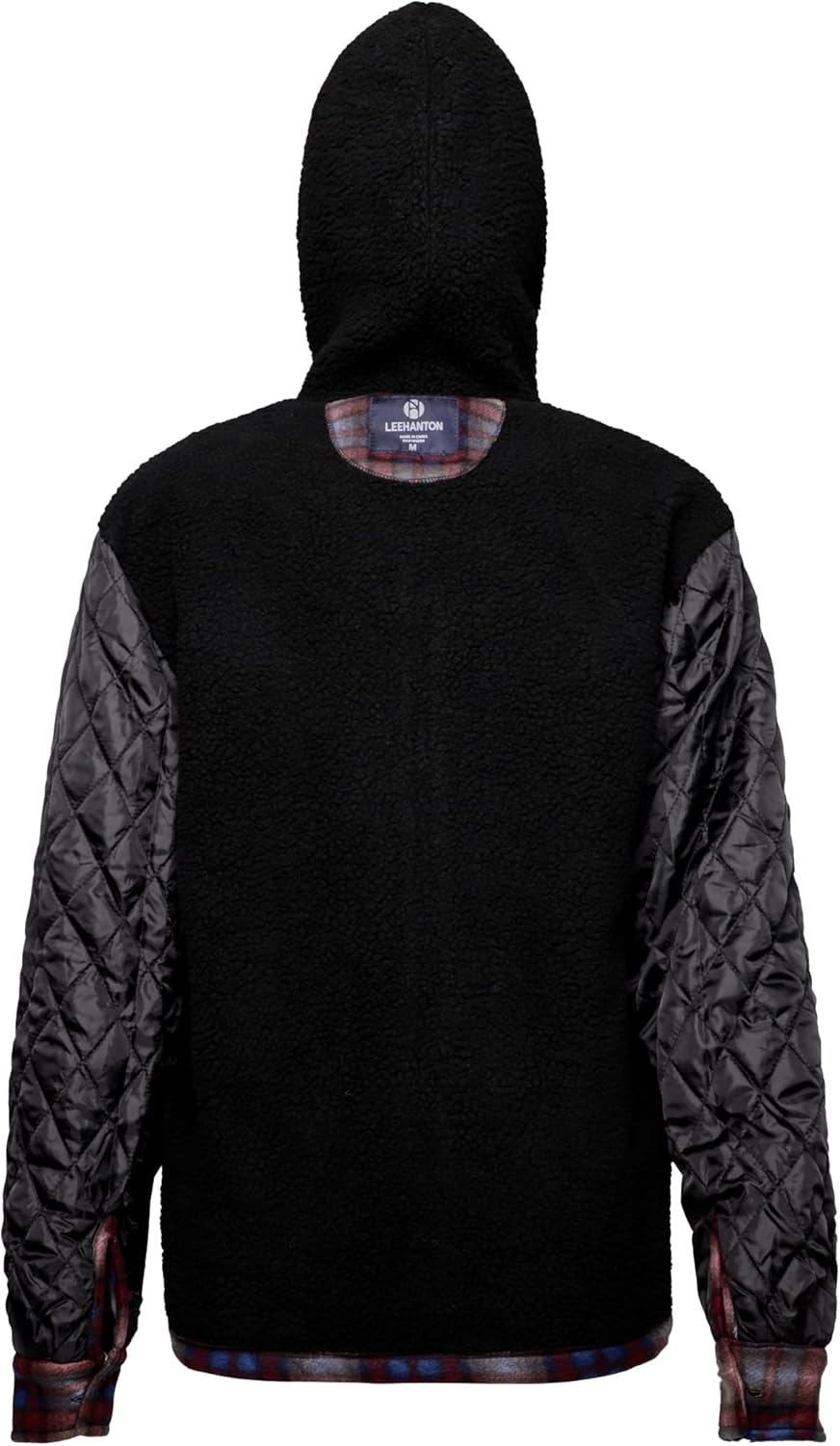 Yasumond Hoodies for Men Zipper Fleece Sweatshirt Heavy Sherpa Lined Hooded Warm Winter Coats Big Tall - Image 2