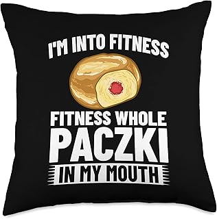 Paczki Polish Donut Poland Dessert Throw Pillow
