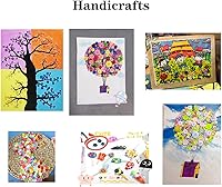 Vista 4 de Aproximadamente 330 botones de resina de varias especificaciones, hechos a mano, botones de costura para manualidades DIY, botones decorativos