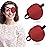 THSIREE Eye Patch, 2PCS 3D Adjustable Eyepatch, Medical Eye Patches for Right or Left Eye, Amblyopia Lazy Eye Patches for Adults and Kids, Red
