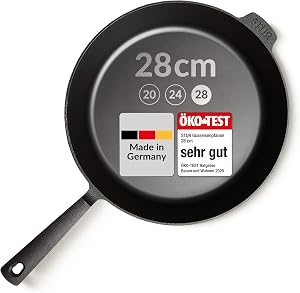 Stainless Steel Large Skillet 12-inch