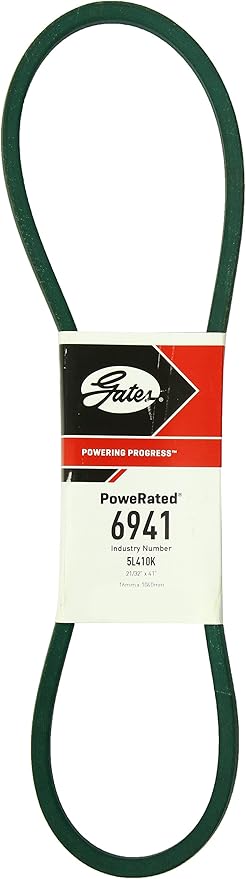 Gates 6958 PoweRated V-Belt - Heavy-Duty Belt For Outdoor Power Equipment & Appliances