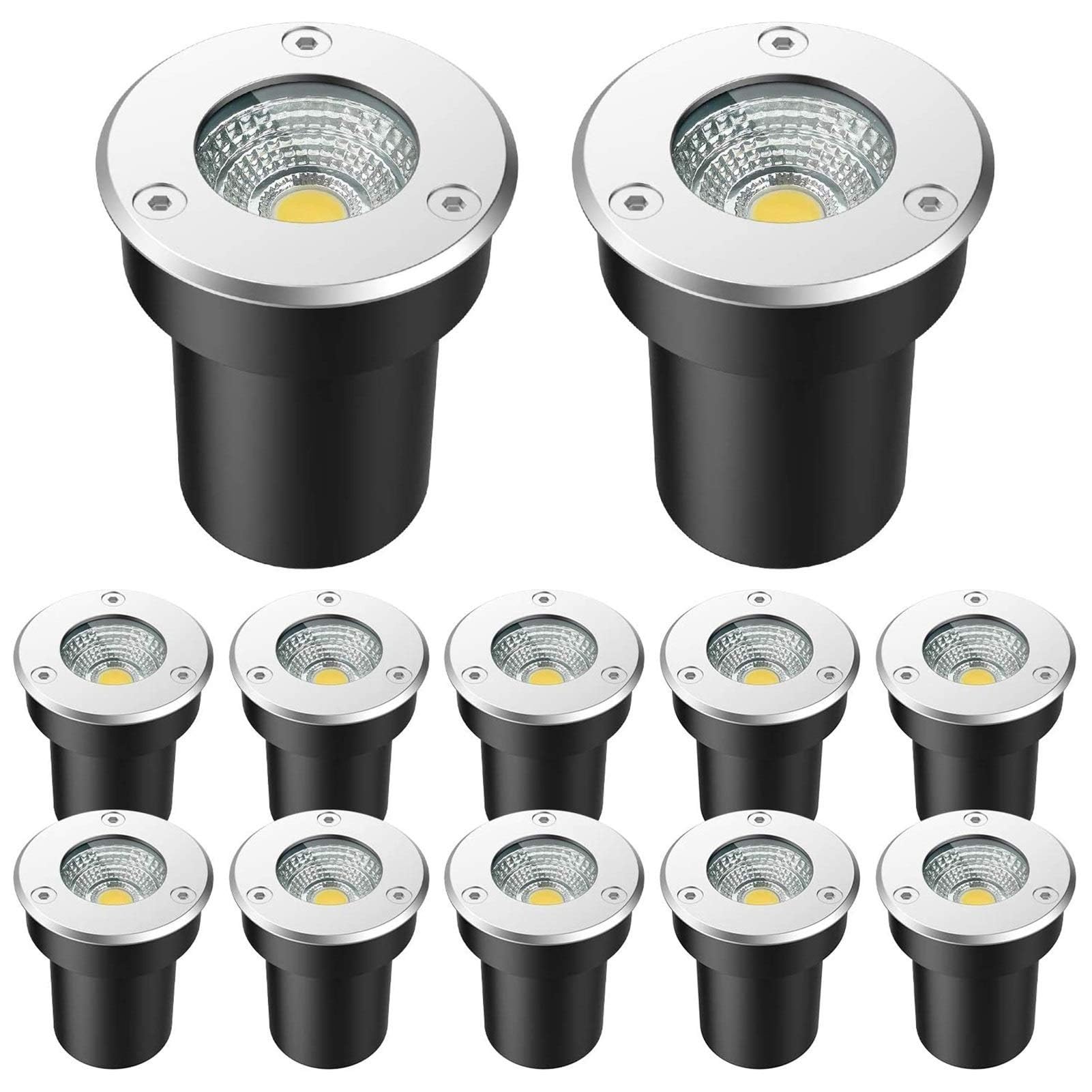Lampe de Jardin Souterraine Étanche IP67 pour Sécuriser une Allée Sombre