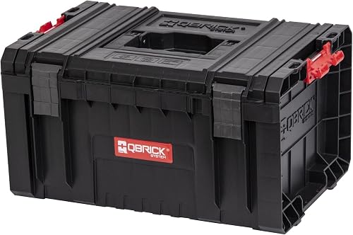 Tool Box Set QBRICK 5987 Modular Tool Box Case + 5 Multi Organiser Case System Assortment Box Tool Storage (KG), Black, 4256 - 3