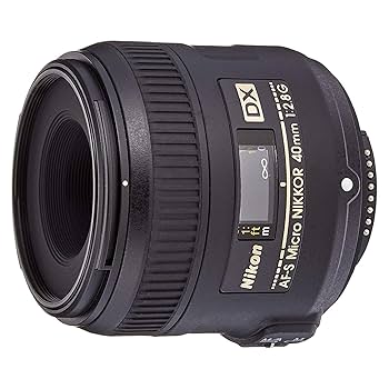 NIKON　単焦点レンズ 40mm 1:2.8G Nikon 40mm f/2.8G AF-S DX Micro NIKKOR Lens - Black : Amazon
