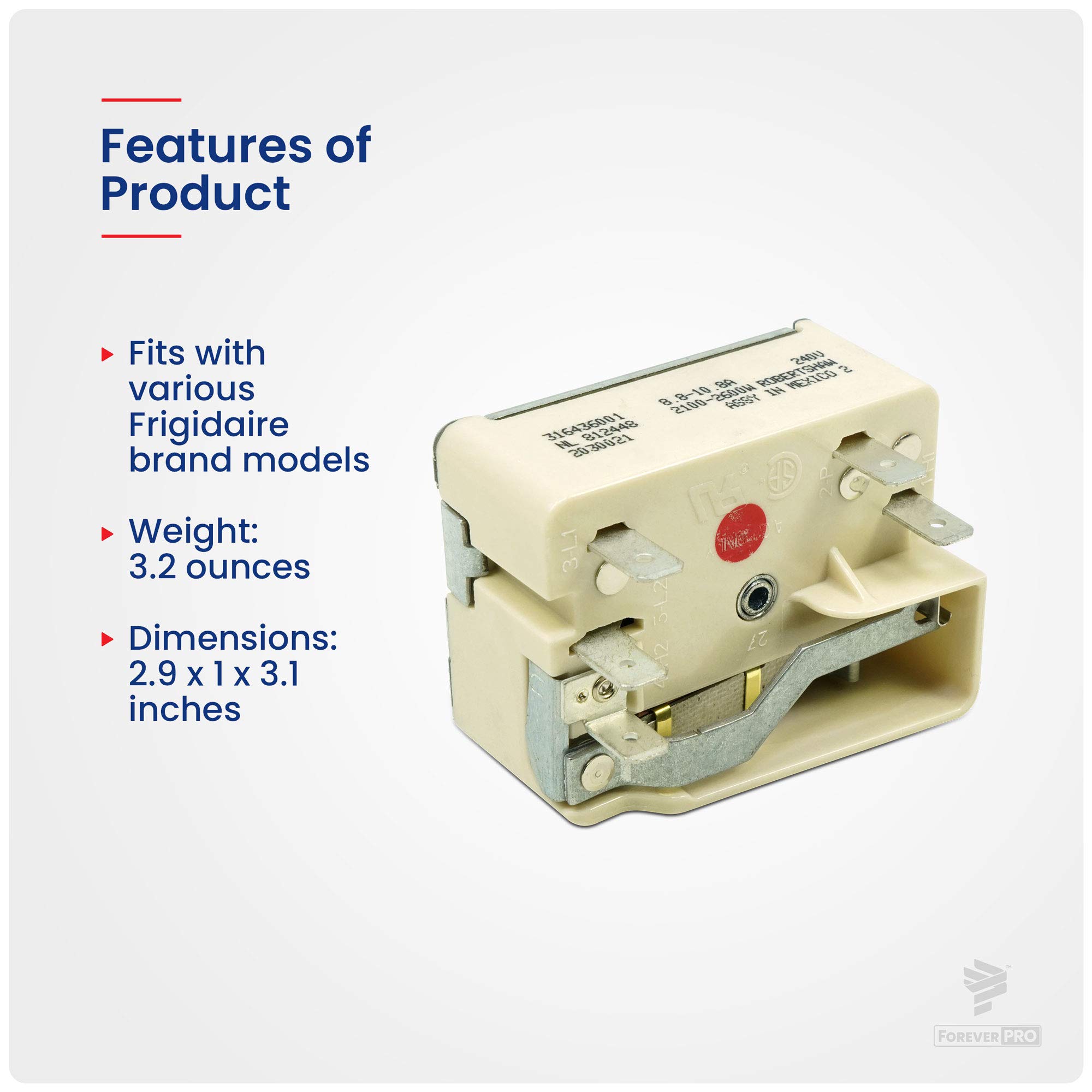 Amazon.com: ForeverPRO 316436001 Surface Element Switch for 