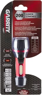 Garrity GA8201 Garrity 200lm Tuff Series Flashlight, Red