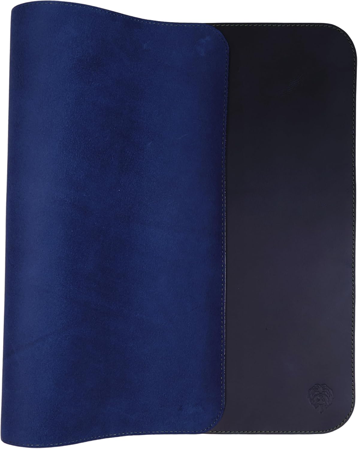 Havee Cabana Desk Mat - Genuine Leather Handmade in Colombia - Blue