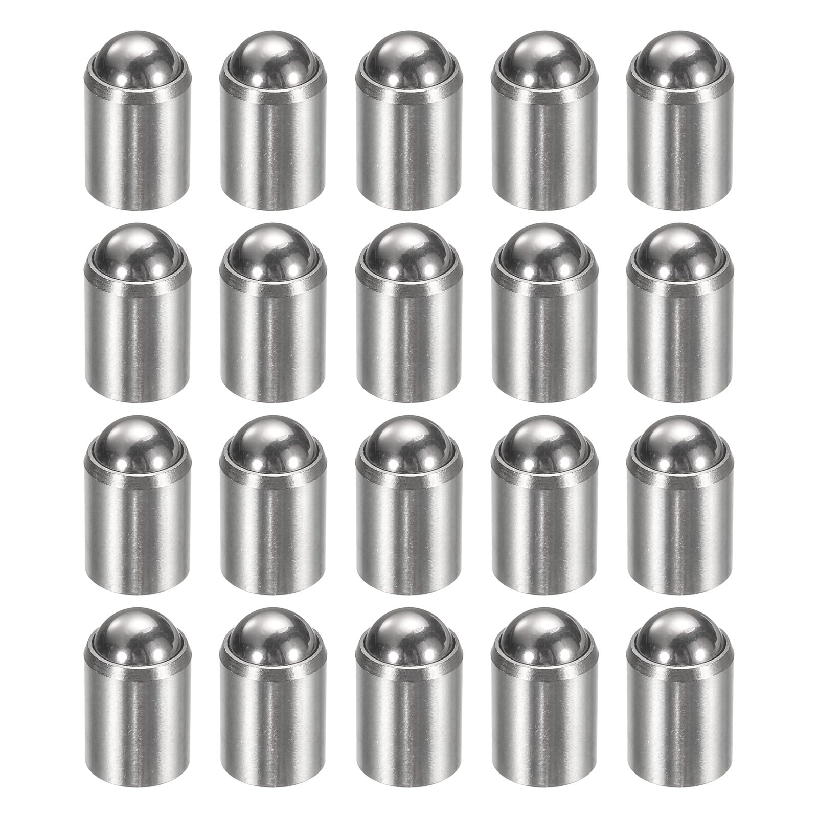 HARFINGTON 20pcs Ball Point Spring Plungers 10x13mm 304 Stainless Steel No Step Positioning Beads Mini Spring Plungers Ball Catch Latch for Door Cupboard Mechanical Devices Furniture