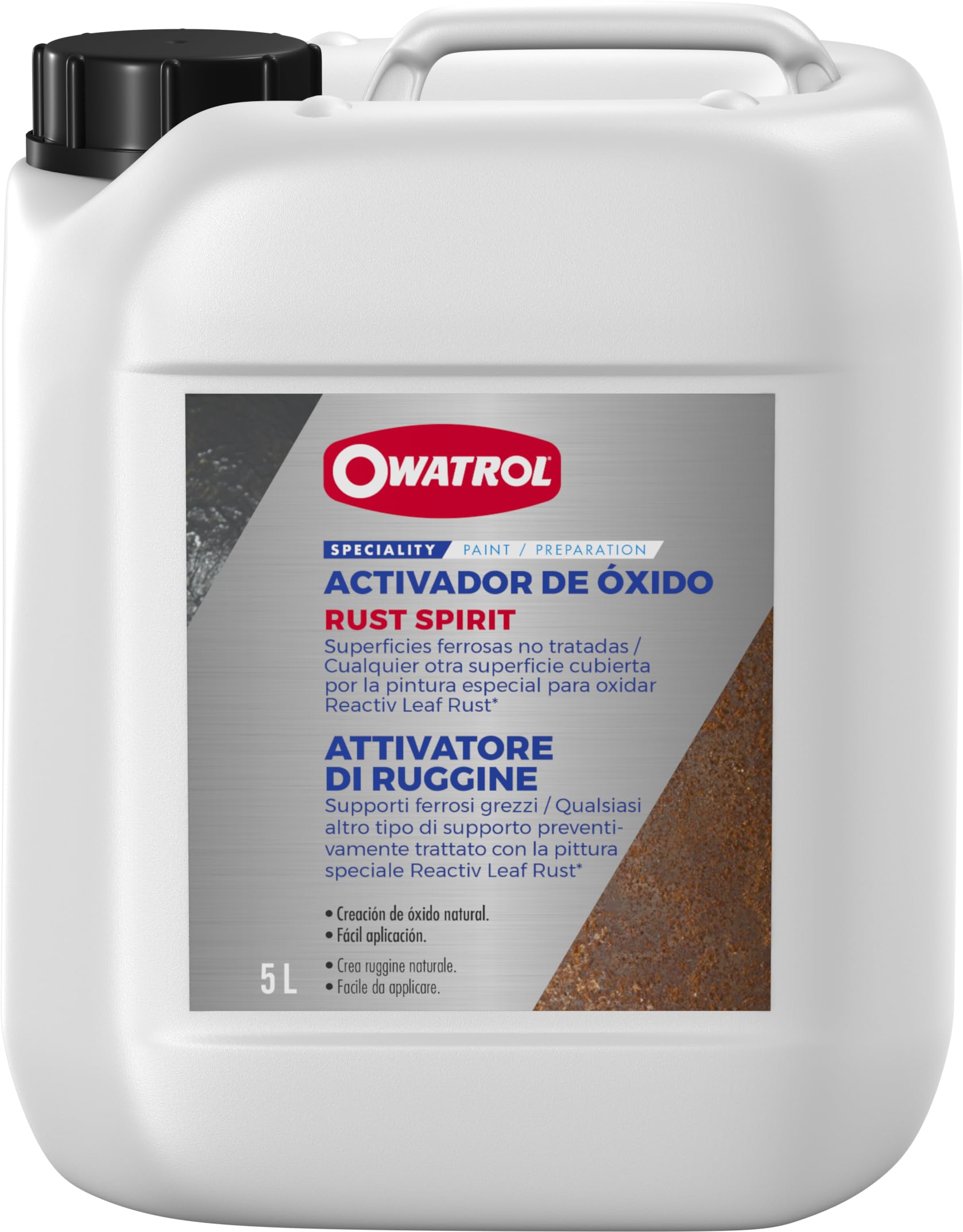 OWATROL - RUST SPIRIT - Activador de óxido - Aspecto oxidado - 5 litros