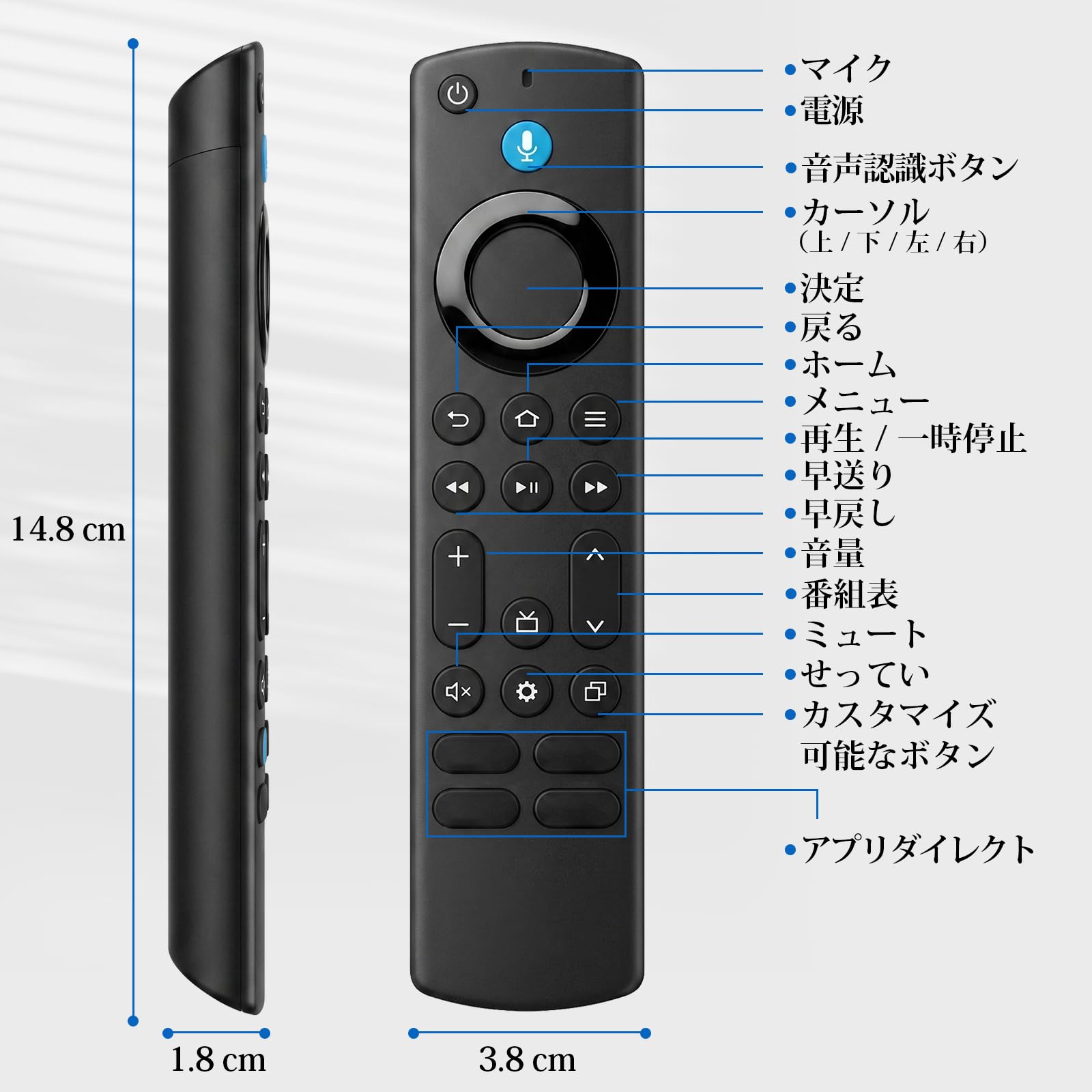 Amazon | 【最新バージョンに完全対応】リモコン for ふぁいやー