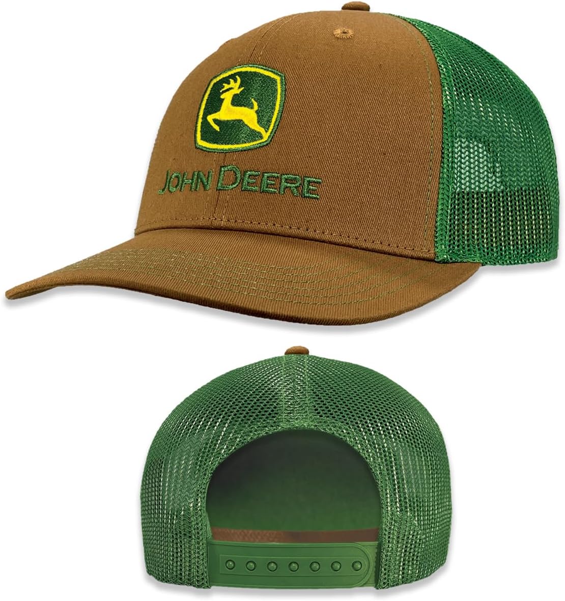 John Deere Brown and Green Moline TM Mesh Back Hat - LP86114
