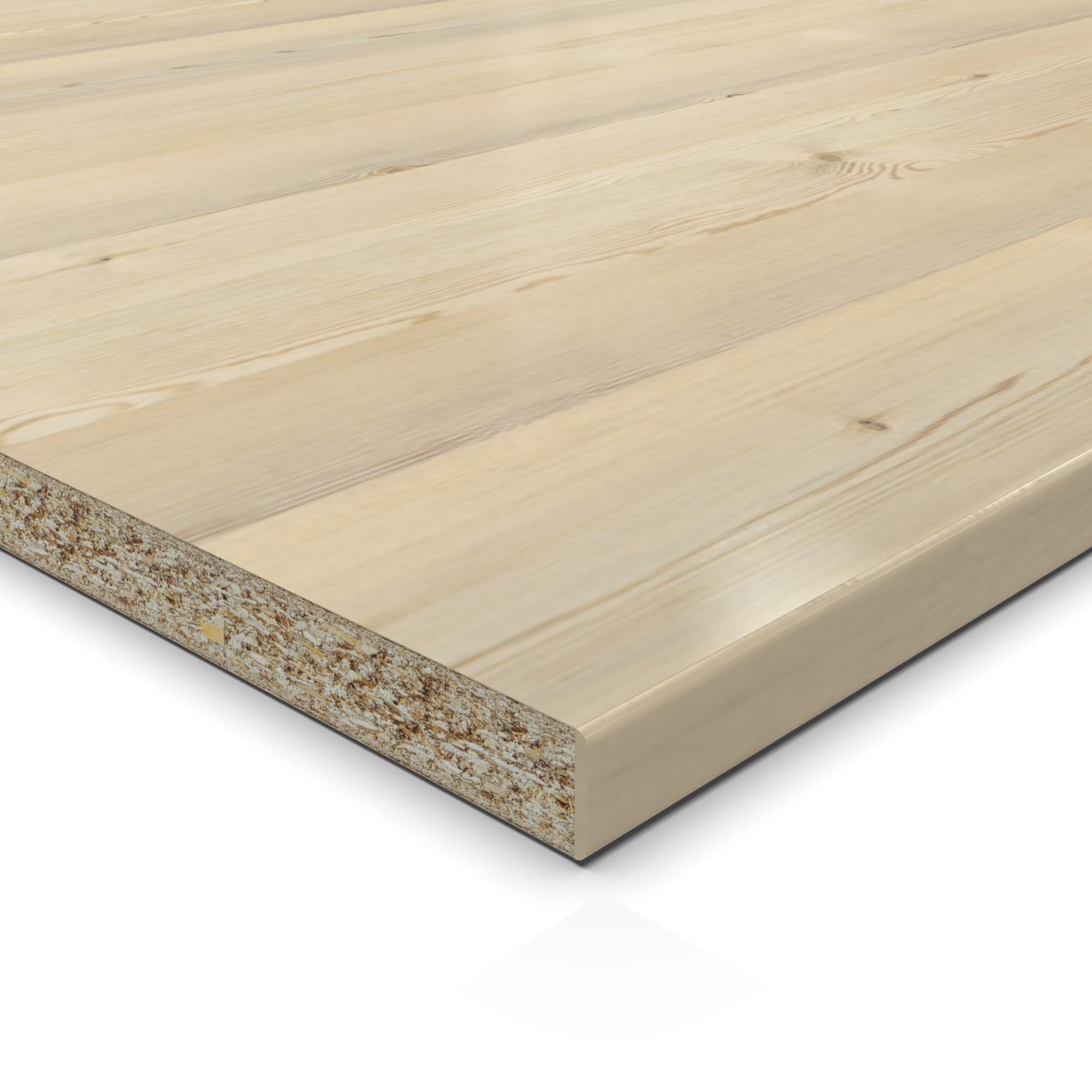 AUPROTEC Dekorplatte 19 mm Polar Pine Urus 60x150 cm – ABS-Kante an langer Seite, pflegeleicht & robust für Regale, Möbel, Innenausbau