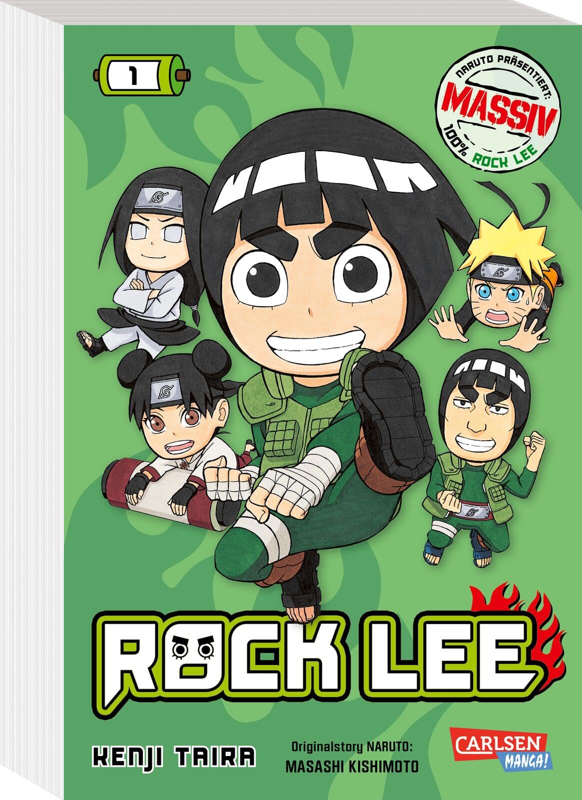 Rock Lee Massiv 1: Der NARUTO-Spin-off als Massiv-Ausgabe | NARUTO MASSIV der Bestseller-Garant und Welterfolg präsentiert ROCK LEE MASSIV.