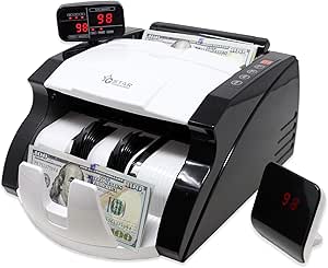 GStar Money Counter with UV/MG/IR Counterfeit Bill Detection Plus External Display with Warranty, American Brand, American Seller (Rotatable Display Screen)