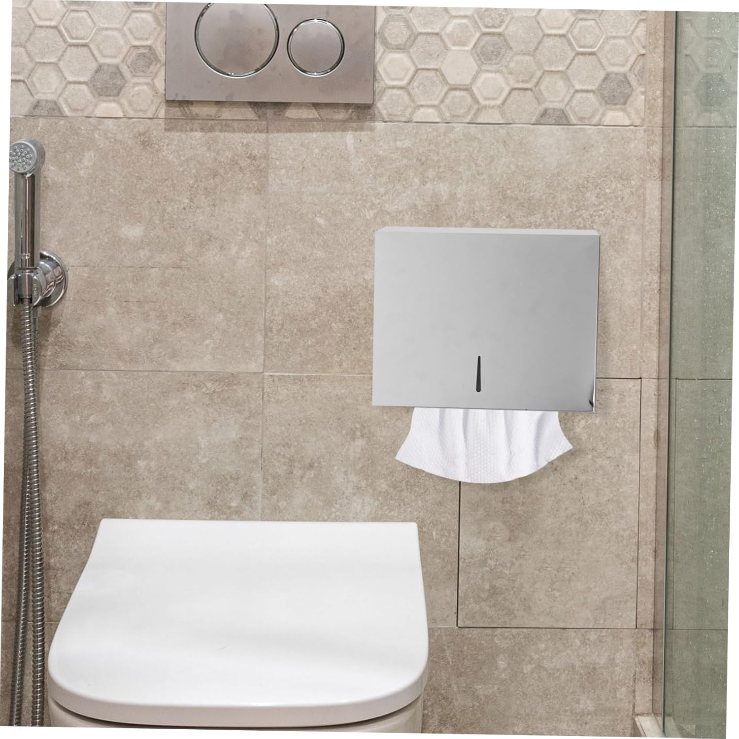 Commercial Paper Towel Dispenser Wall Mount for Bathrooms Kitchens Hand Towel Holder for Public Restrooms and Easy to Install