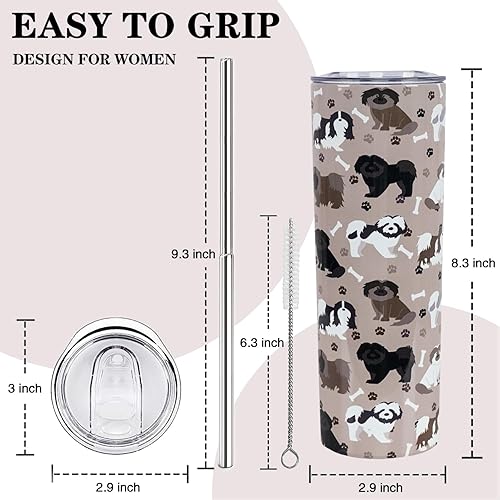 Miniatura 2 de Shih Tzu Regalos para mujeres, vaso Shih Tzu, regalos para amantes de los perros, regalo para perros, tazas de café de viaje Shih Tzu para bebidas