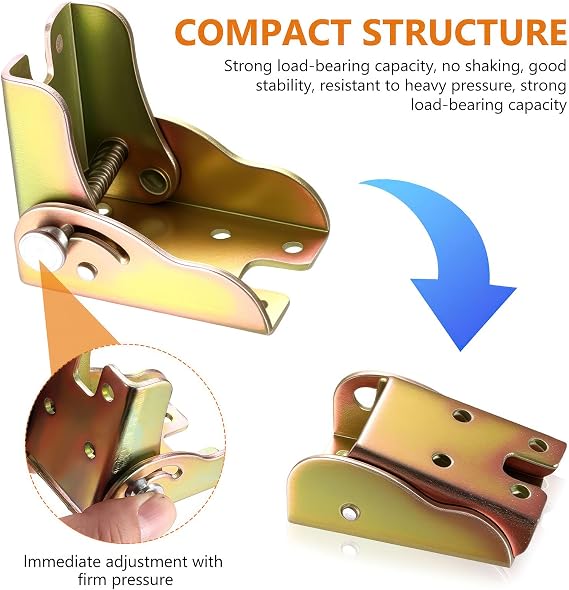 McBlast 4 Pcs Self Locking Foldable Hinge