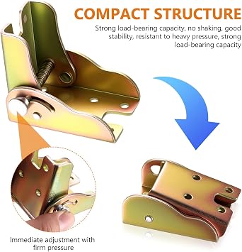 McBlast 4 Pcs Self Locking Foldable Hinge