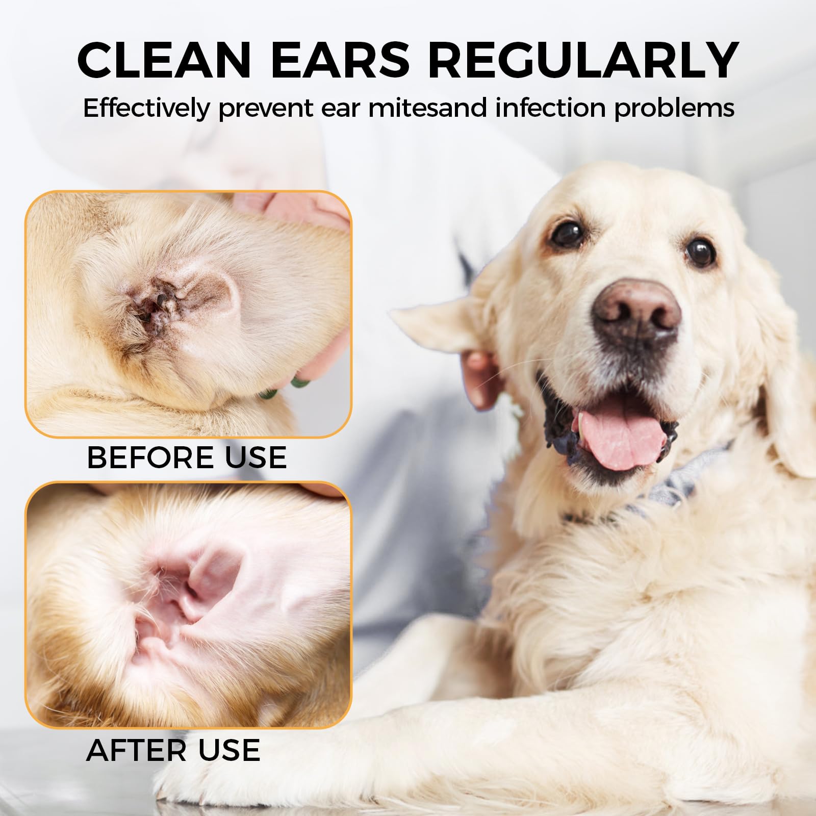 Accesfire 120PCS Long Cotton Swabs with Storage Box, 6 Inch Dog Ear Swabs - for Small and Medium Pet Ear Cleaning - Soft Cotton Tips, Gentle and Lint-Free, Specially Designed for Dogs (Medium) - image 3