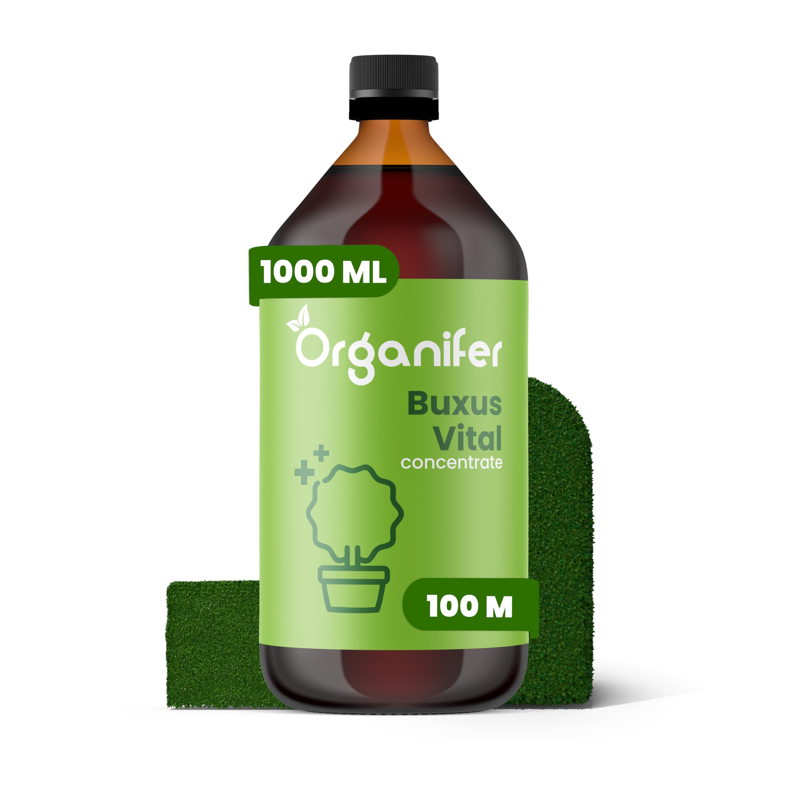 Buxus Vital 1000 Ml - Concentrato Per Siepi Da 100 Metri - Fertilizzante Per Bosso - Bosso - Cibo Per Piante - Resistente - Fertilizzante - Fertilizzante Per Piante - Organifer