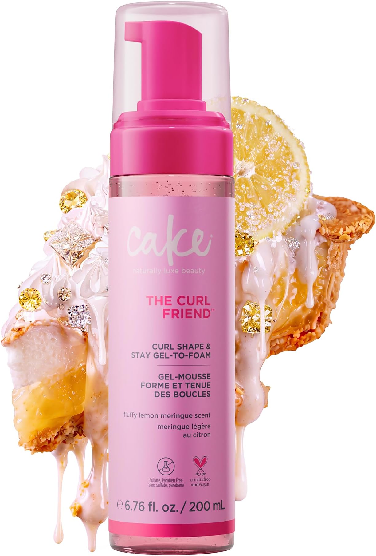 Cake Beauty The Curl Friend Gel-to-Foam Curl Styler - High Hold - 200 mL