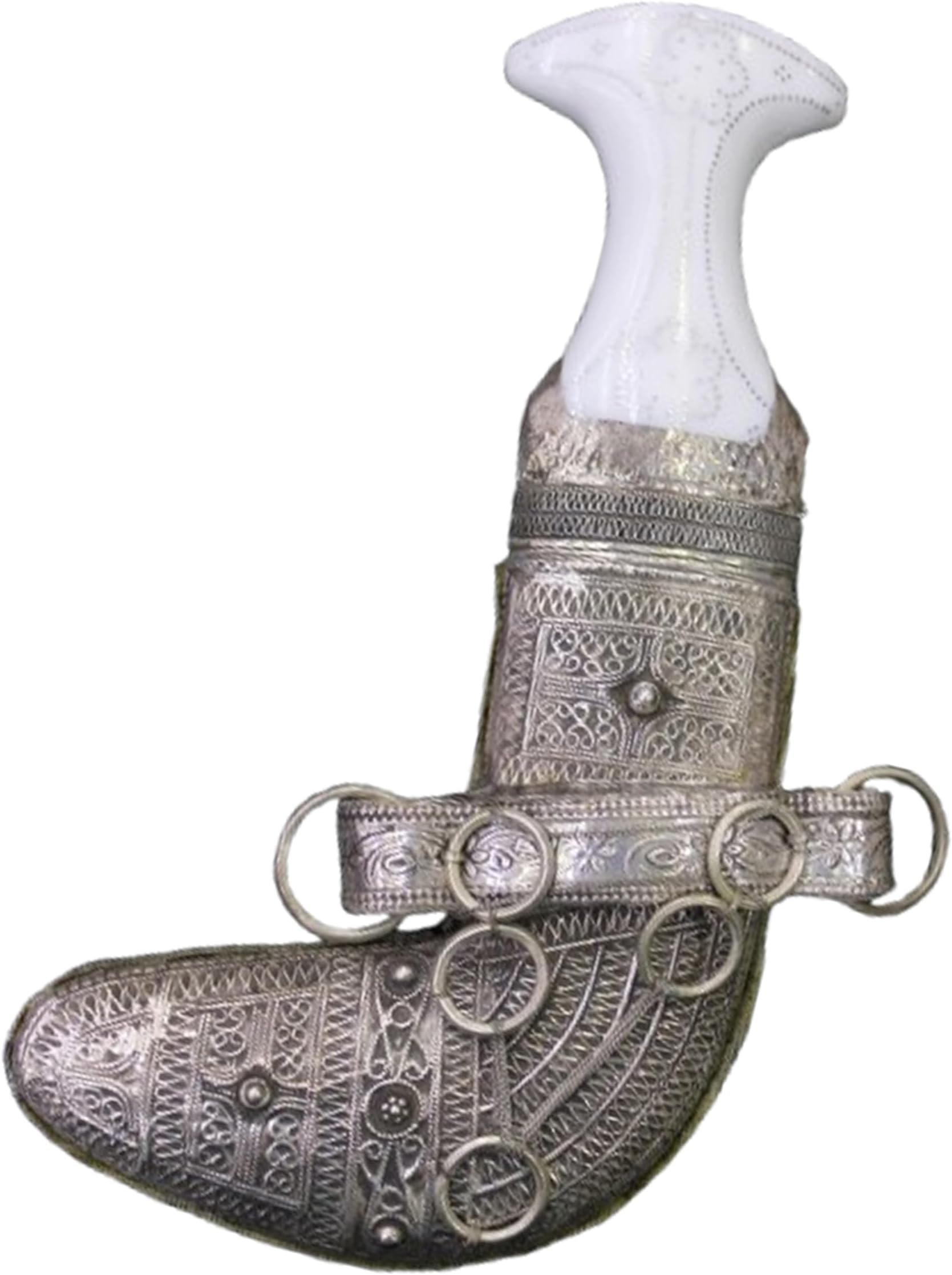 Lata's Handicrafts & Gifts LLC Silver Omani Khanger for Frame or Wall Decoration
