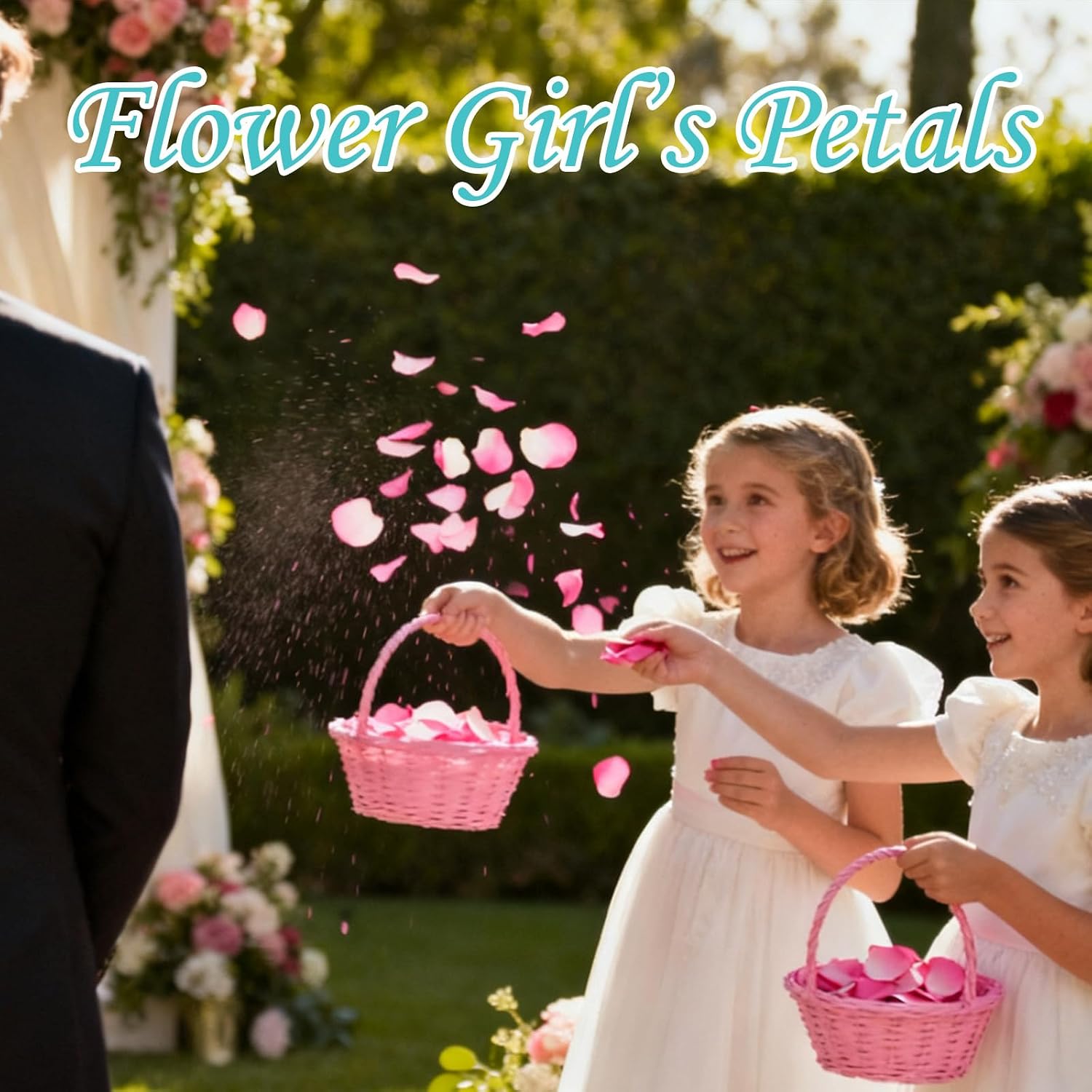35g/1.2oz Forever Freeze Pink Flower Petals for Wedding, Pink Rose Petals