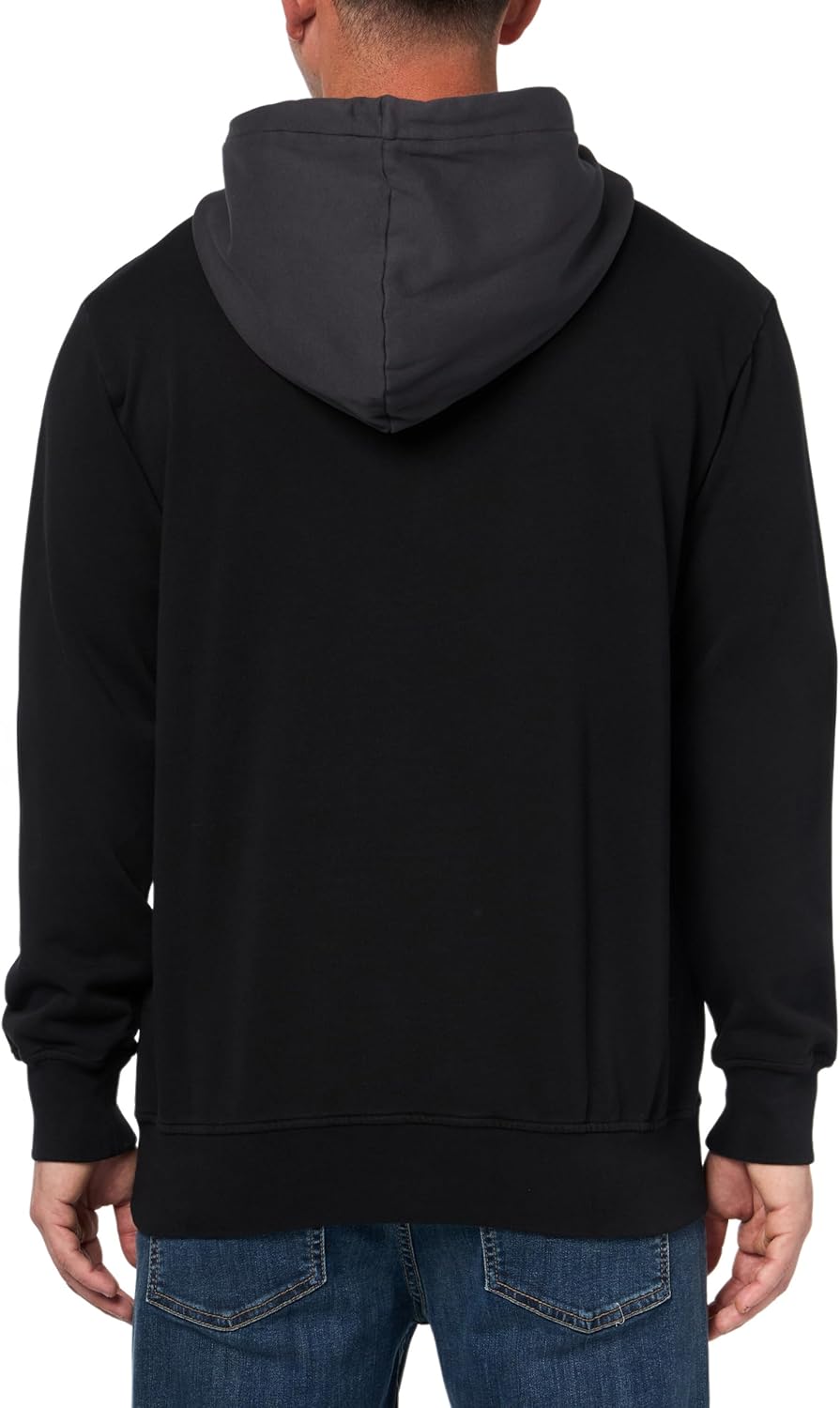 BOSS mens Single Jersey Center Logo Hooded Sweatshirt - Image 2