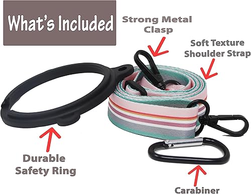 Miniatura 5 de One MissionX Yeti Rambler - Correa para botella para botellas de agua de 64 onzas, 46 onzas, 36 onzas, 26 onzas, 1812 onzas, accesorios duraderos