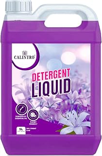 Calintro Ultra Wash Liquid Detergent 5000ml Front Load & Top Load Machine Wash Calintro LD-Lavender Gentle on Fabrics, Tough on Stains, Eco-Friendly, Residue-Free, Long-Lasting Freshness