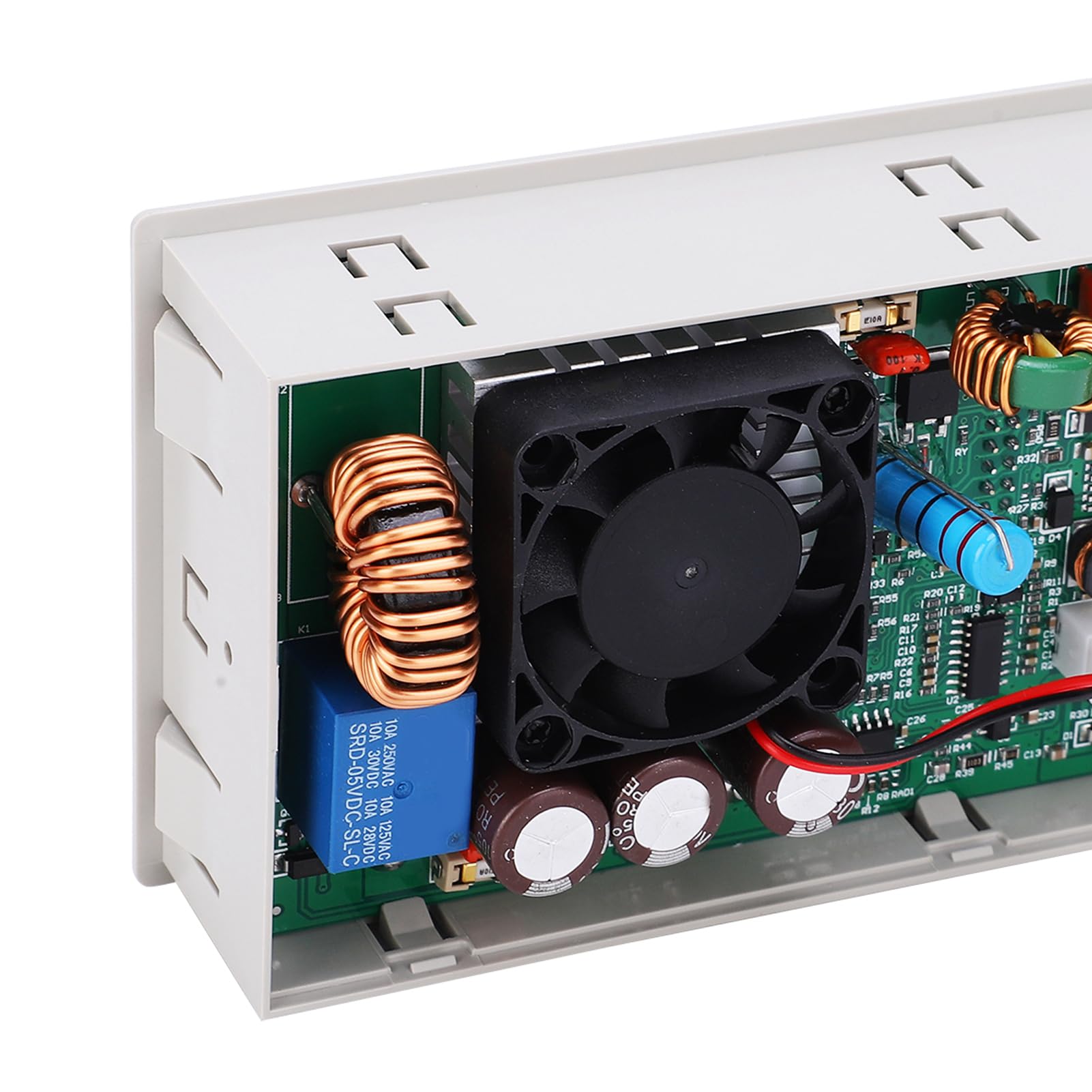 Alimentatore CC regolabile Adattatore regolatore di tensione display LCD da 2,4 pollici con funzione di archiviazione dati per laboratori e manutenzione elettronica Materiale ABS (RD6006)