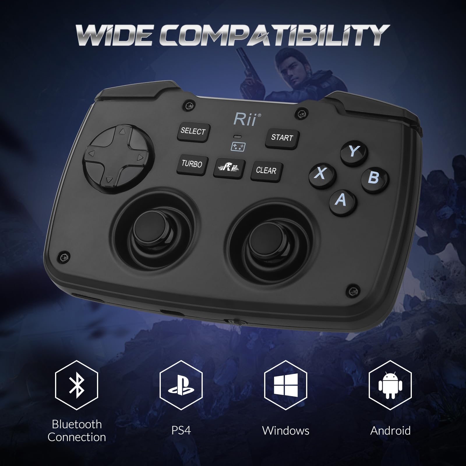 Tastiera Wireless Rii Mini I7 Con Mouse Giroscopico - Per Smart TV, PC E Console - Foto 13