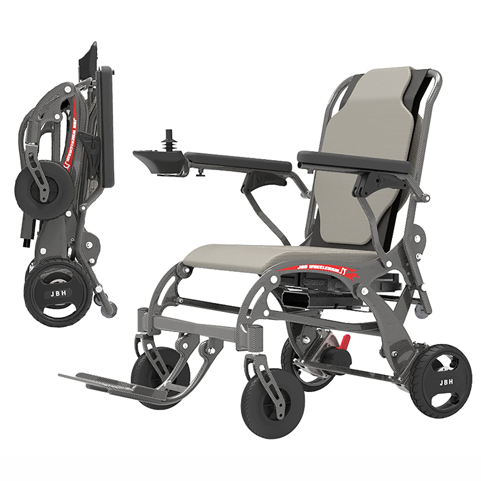 Buy Lightweight Electric Wheelchair, Power Carbon Fiber Wheelchair with