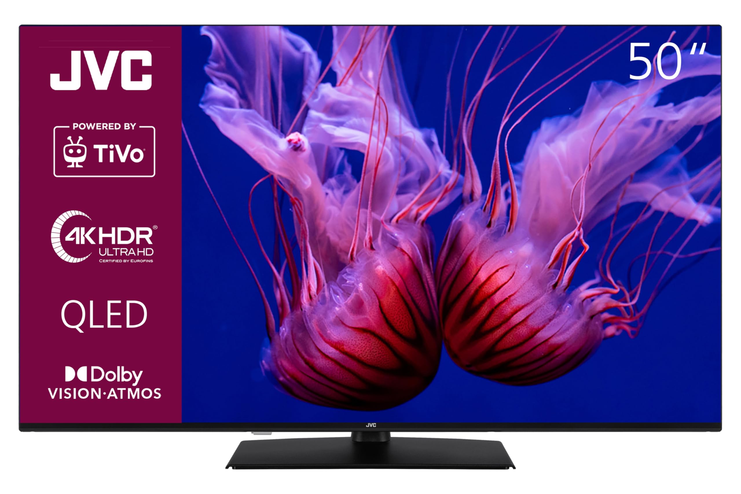 JVC QLED Fernseher LT-50VUQ3455 – 50 Zoll Smart TV mit TiVo