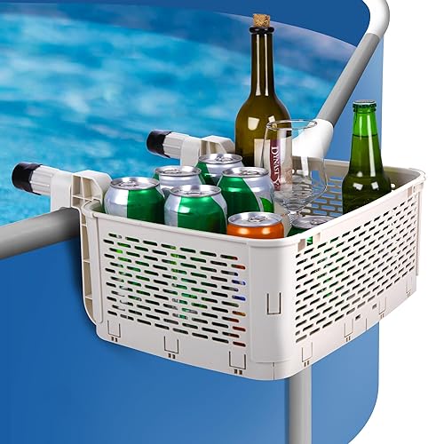 Cesta de almacenamiento extra grande junto a la piscina, cesta de almacenamiento para piscina sobre el suelo, accesorios de almacenamiento para la