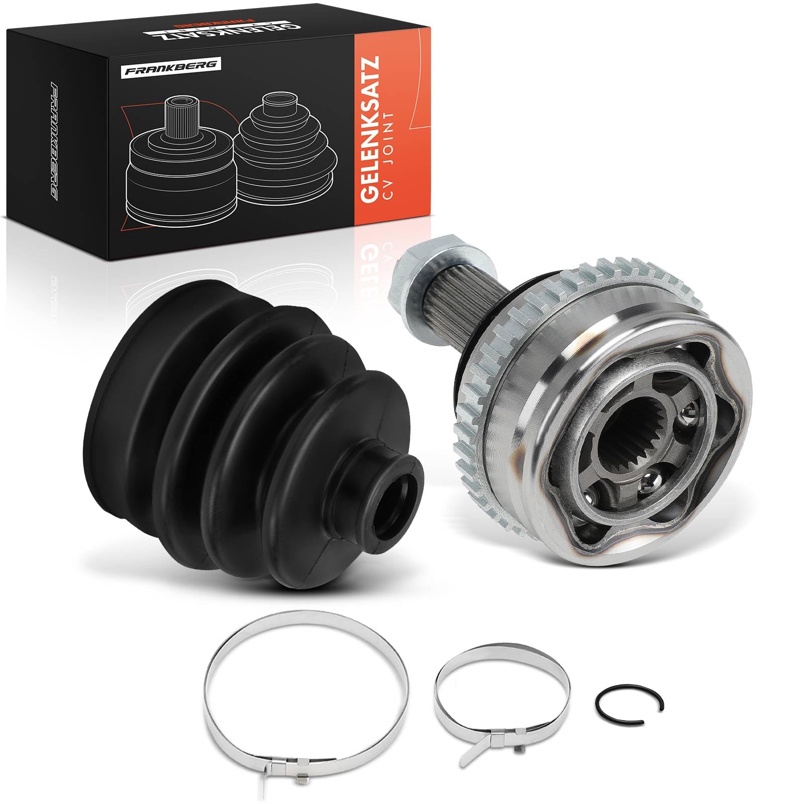 Frankberg Kit de junta homocinética delantera lado de la rueda 851004 | Compatible con: 400 Hatchback RT, M.G ZS Hatchback, M.G ZS, 45 RT, 45 Notchback RT, 400 RT