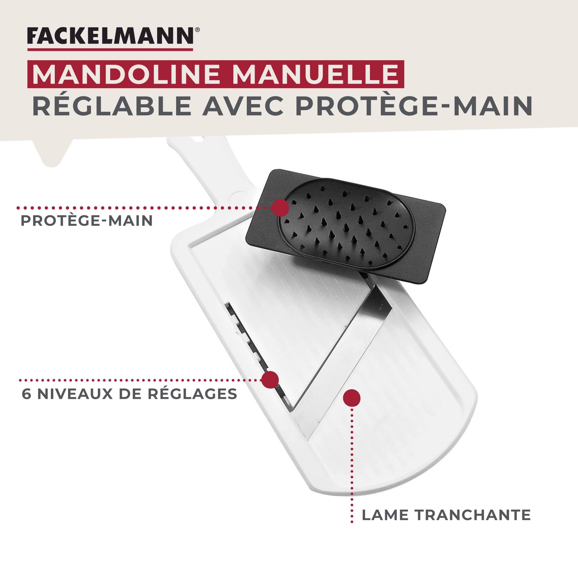 Ciseaux de cuisine 6 en 1 - Ciseaux de cuisine en acier inoxydable avec planche à découper
