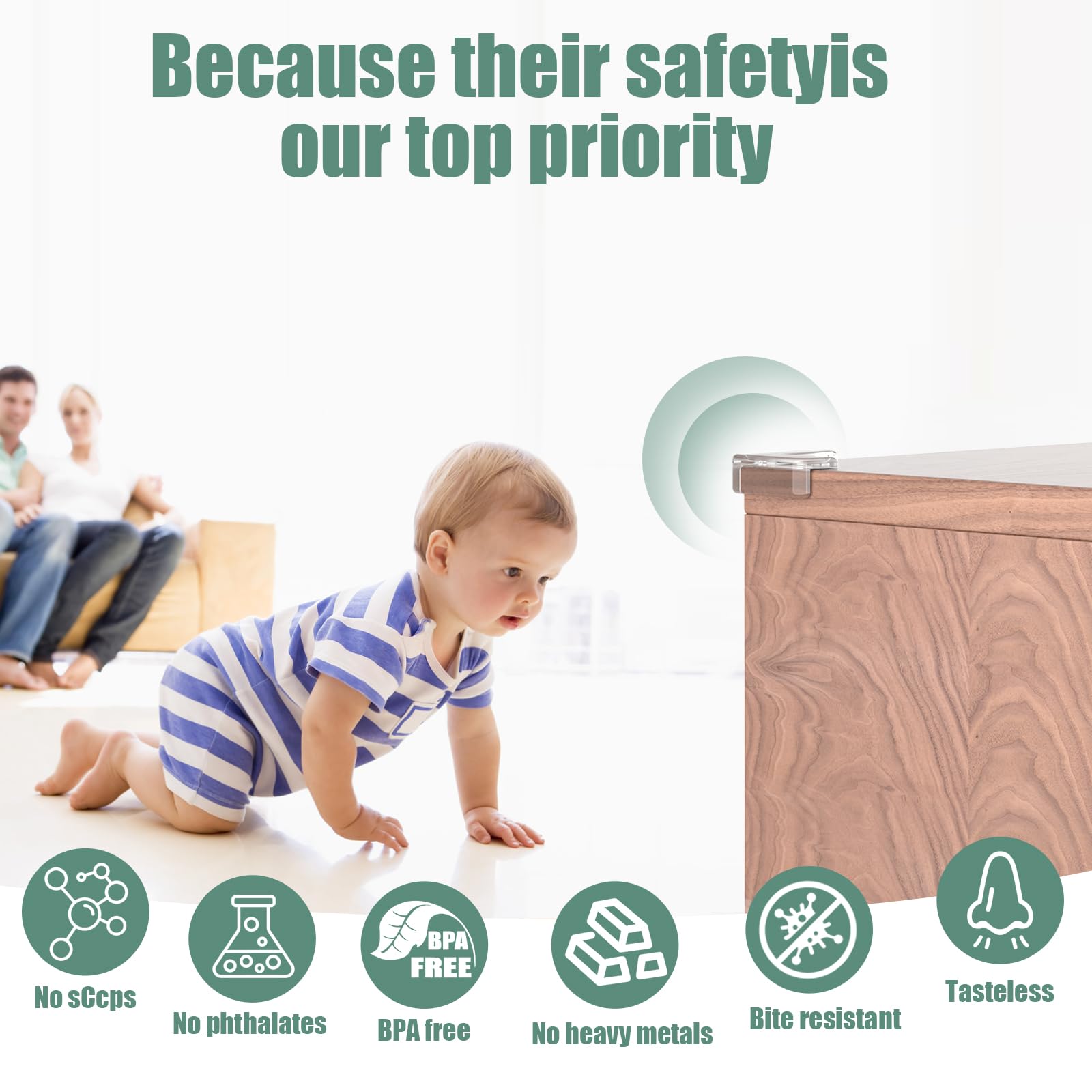 Paraspigoli Per Bambini 3 Metri - Protezioni Antispigolo In PVC Trasparente Autoadesive, Sicure E Morbide - Foto 11