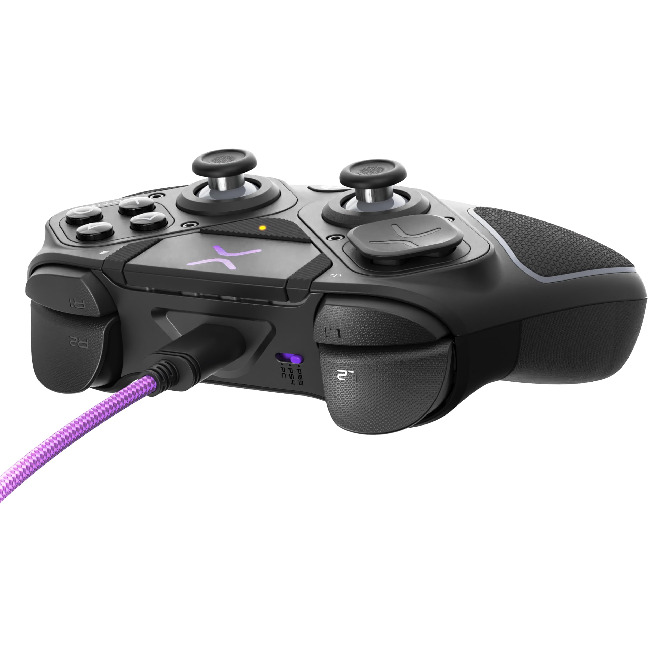 Turtle Beach Victrix Pro BFG Reloaded Nero Controller da gaming modulare wireless - PlayStation 5, PlayStation 4, PC, modulo Fightpad, con licenza ufficiale PlayStation.