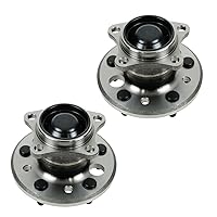 Vista 476 de TRQ Juego de 2 rodamientos de rueda trasera y conjunto de cubo con sensor ABS compatible con Ford Transit Connect 2014-2018