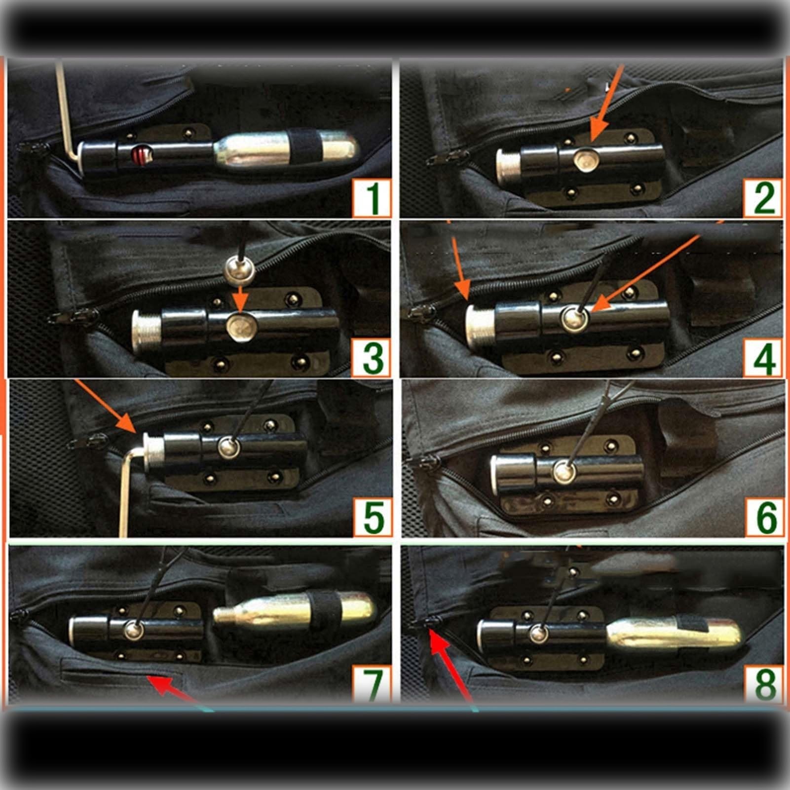 Unisex -Motorrad -Airbag -Weste Airbagmantel Mit Reflektierendem Klebeband/verstellbarer Größe for Pferd Und Pferd