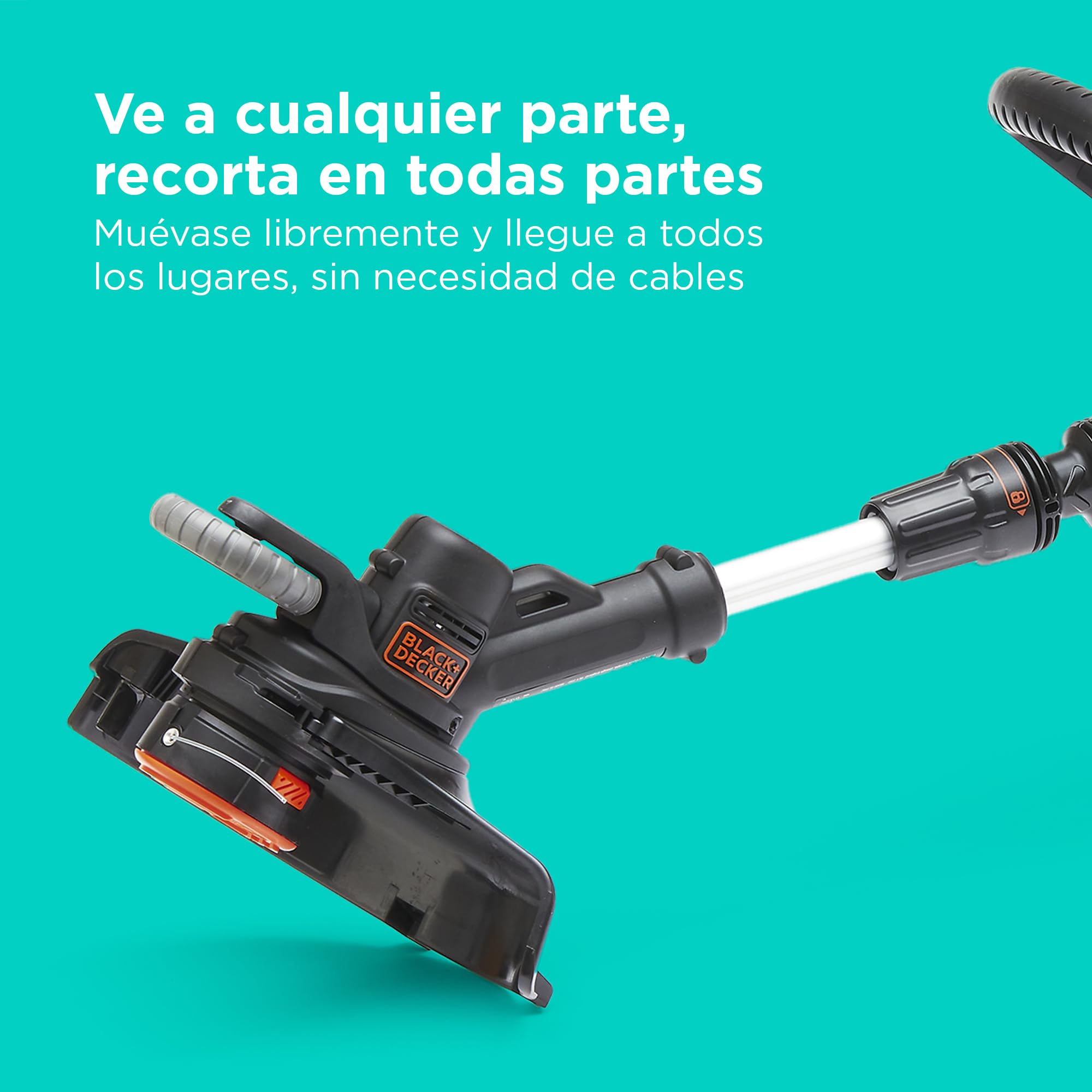 BLACK+DECKER POWERCONNECT Débroussailleuse, Coupe-bordures sans Fil de 30 cm (sans batterie ni chargeur), 28cm, STC1820PCB-XJ