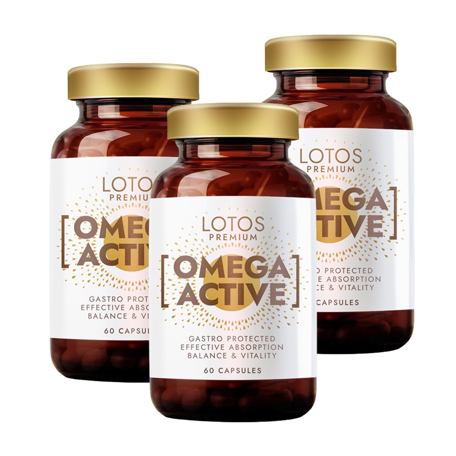 Omega 3 mit 2000mg Fischöl pro Tagesdosis - 700mg EPA & 500mg DHA - Spezielle Magensaftresistente Kapseln Kapselhülle sorgt für eine effektive Resorption - 3er 60 kapseln - Hochdosiert, Laborgeprüft