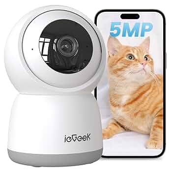 Amazon.co.jp: 【360°自動定期見回り・500万画素】ペットカメラ